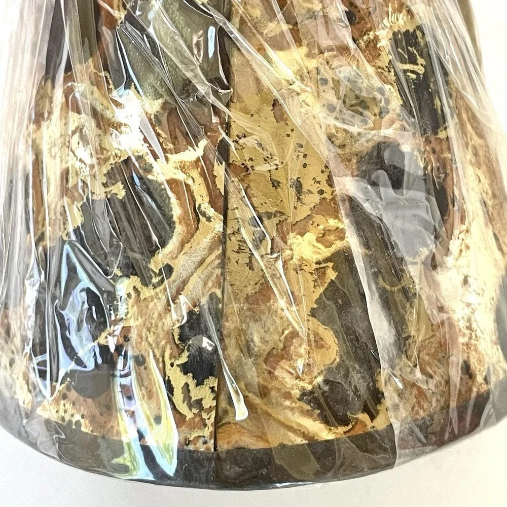 Vintage Tortoise Marbled Clip On Mini Lampshade 4